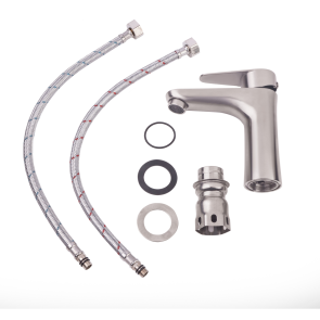 Смеситель Для раковины Lidz Vida 001F (k35) LDVID001FNKS34954 Nickel №6