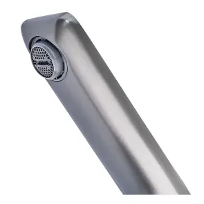 Змішувач для умивальника Haiba Alex 001 Long Graphite (HB3993) №1