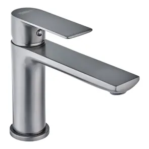 Змішувач для умивальника Haiba Alex 001 Long Graphite (HB3993) №3