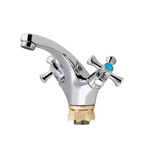 Смеситель Для раковины Lidz Lamb 161F двухвентильный LDLAM161FCRM35446 Chrome №3