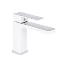 Змішувач для раковини Qtap Gemini QTGEM270CRW45675 Chrome/White купити