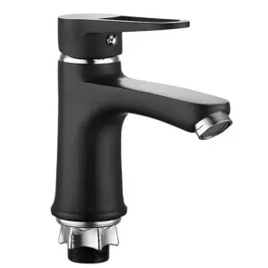 Смеситель для умывальника Mixxus Elba 001 (NUT) BLACK (без подвода) (MI6578) №1