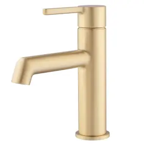 Смеситель для умывальника Koer KB-10029-12 Цвет матовое золото (KR5501) №1