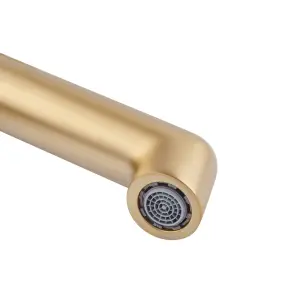 Смеситель для умывальника Koer KB-10029-12 Цвет матовое золото (KR5501) №2
