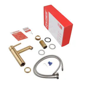 Смеситель для умывальника Koer KB-10029-12 Цвет матовое золото (KR5501) №3