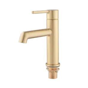 Смеситель для умывальника Koer KB-10029-12 Цвет матовое золото (KR5501) №4