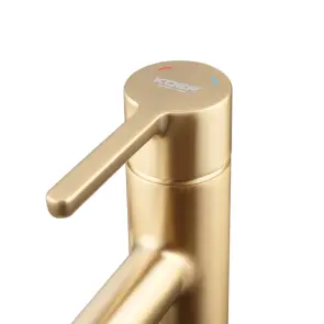 Смеситель для умывальника Koer KB-10029-12 Цвет матовое золото (KR5501) №8