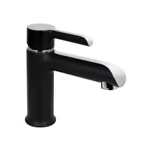 Смеситель Для раковины Qtap Grand QTGRABCR001F Chrome/Black