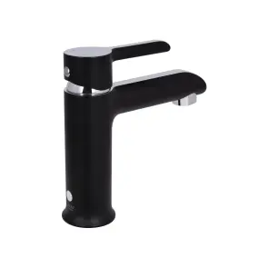Смеситель Для раковины Qtap Grand QTGRABCR001F Chrome/Black №3