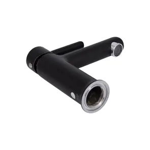 Смеситель Для раковины Qtap Grand QTGRABCR001F Chrome/Black №6