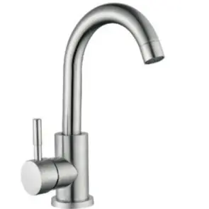 Смеситель для умывальника Mixxus SUS-001-C с нерж. стали SUS304 (MI0788) №1