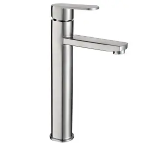 Смеситель для умывальника Mixxus AVA-001-High (нерж. сталь) (MI6175) №1