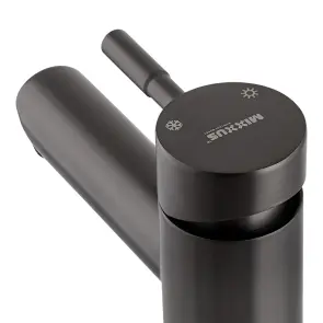 Змішувач для умивальника Mixxus SUS-001-A graphite з нерж. сталі SUS304 (MI5904) №2
