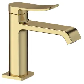 Смеситель для умывальника Mixxus Premium DALI 001 NUT Brushed Gold (MI6762) №1