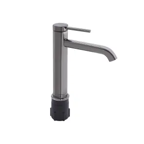 Змішувач для раковини Qtap Robin високий QTROB1060H102K Black Chrome №1
