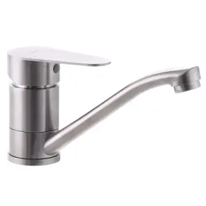 Смеситель для умывальника из нерж. стали SUS304 Zerix ASA-004-15cm (ZX3141) №1