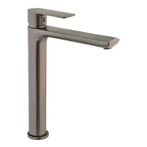 Смеситель для умывальника Haiba Alex 001 High Graphite (HB3994) №2