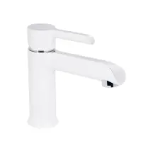 Змішувач для раковини Qtap Grand QTGRAWCR001F White