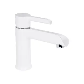 Смеситель Для раковины Qtap Grand QTGRAWCR001F White №1