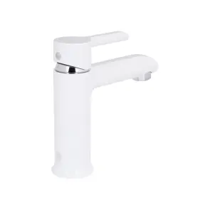 Смеситель Для раковины Qtap Grand QTGRAWCR001F White №3