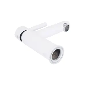 Смеситель Для раковины Qtap Grand QTGRAWCR001F White №5