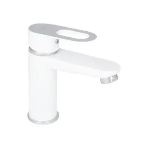 Смеситель Для раковины Lidz Latwa 001 (k35) LDLAT001WHI45423 White №1
