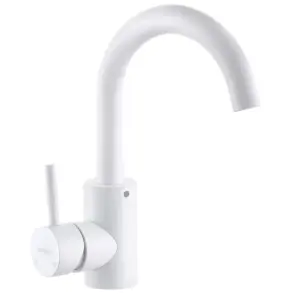 Змішувач для умивальника Mixxus SUS-011-B White з нерж. сталі SUS304 (MI5754) №1