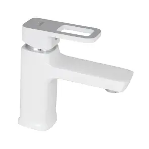 Смеситель Для раковины Lidz Wawel 001 (k35) LDWAW001WHI45397 White №1