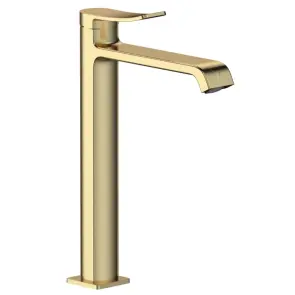 Змішувач для умивальника Mixxus Premium DALI 001 NUT HIGH Brushed Gold (MI6763) №1