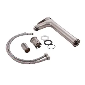Смеситель Для раковины Lidz Vida 001FH высокий (k35) LDVID001FHNKS34955 Nickel №3
