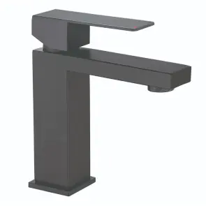 Змішувач для умивальника Mixxus KUB-001-Heavy Graphite з нерж. ст. (MI6349) №1