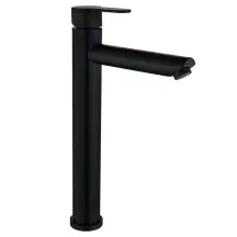 Змішувач для умивальника Zerix DAX-001-A-High Black з нерж. сталі SUS304 (Цв. чорний) (ZX4810)