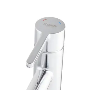 Смеситель для умывальника высокий Koer KB-11029-01 Цвет хром (KR5479) №2