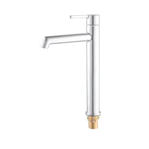 Смеситель для умывальника высокий Koer KB-11029-01 Цвет хром (KR5479) №3