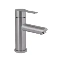 Смеситель Для раковины Brinex Pure 001F низкий Nickel BRIPUR001FNKL