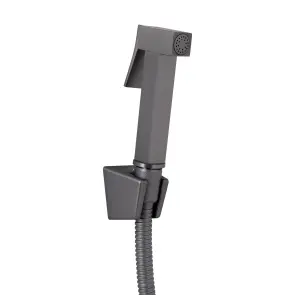 Смеситель Для раковины Qtap Gemini (с гигиеническим душем) QTGEM272GMB45692 Gunmetal Black PVD №4