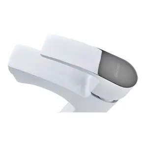 Змішувач для умивальника Mixxus Magnum 001 (Nut) White-Chrome (MI6201) №2