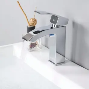 Змішувач для раковини Qtap Swan Cascada QTSWA270CRM45564 Chrome №8