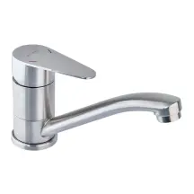 Смеситель для умывальника Mixxus NEO-004-15cm (нерж. сталь) (MI6179)