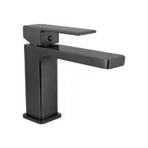Смеситель Для раковины Qtap Gemini QTGEM270GMB45676 Gunmetal Black PVD