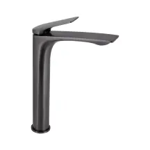 Смеситель Для раковины Qtap Vlasta New высокий QTVLA269GMB45653 Gunmetal Black PVD