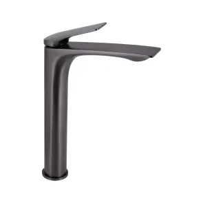 Змішувач для раковини Qtap Vlasta New високий QTVLA269GMB45653 Gunmetal Black PVD №1