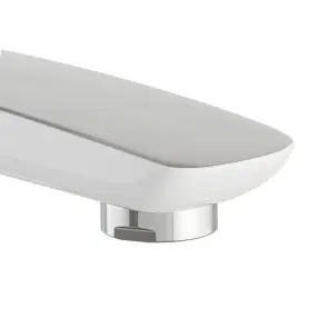 Змішувач для умивальника Mixxus Premium Patrick 001 гайка (White) (MI5853) №3