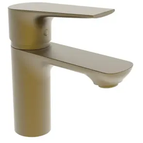 Смеситель для умывальника Haiba Milano 001 BRUSHED GOLD (HB9619) №1