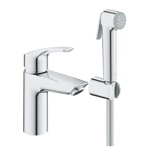 Змішувач для раковини з гігієнічним душем Grohe Eurosmart New 23124003 №1