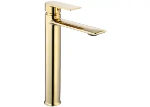 Змішувач для Умивальника REA VENETA Gold Високий REA-B6419 №1