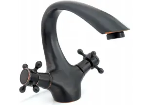 Змішувач для ванної кімнати Rea Retro Old Чорний REA-B0225 №1
