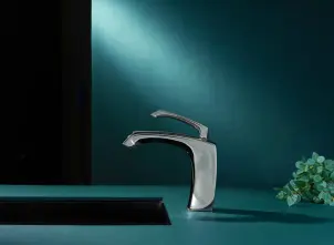 Хромированный смеситель из латуни в ванную комнату Nett PH-33 №2
