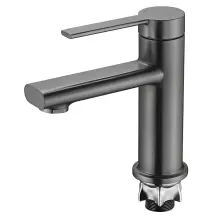 Смеситель для умывальника Mixxus Lord 001 Nut Graphite (Цвет графит) (MI7137)