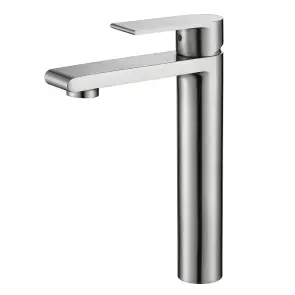 Смеситель для умывальника Koer KI-11015-02 высокий (из нерж. стали) (Цвет нерж) (KR4782) №1